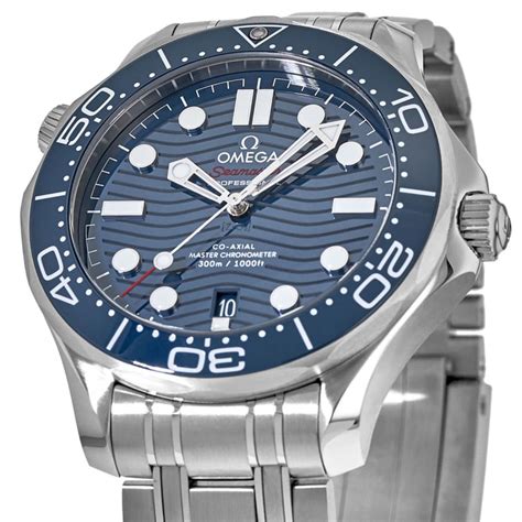 omega seamaster blue dial automatic|omega seamaster 210.30.42.20.03.001.